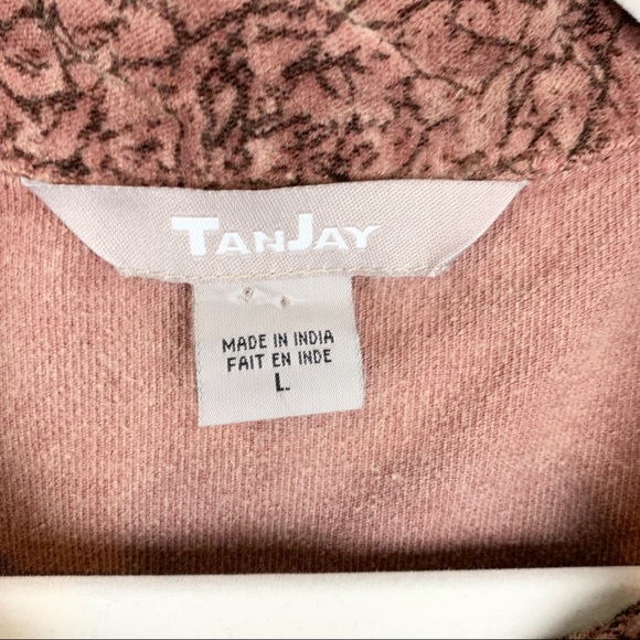 Vintage Corduroy Fall Embroidered Button Down Long Sleeve Collar Grandma Layer - Picture 5 of 6